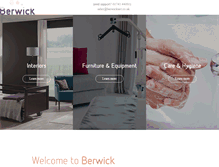 Tablet Screenshot of berwickcare.co.uk
